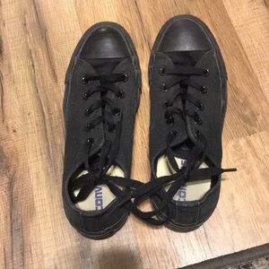 Converse black sneakers